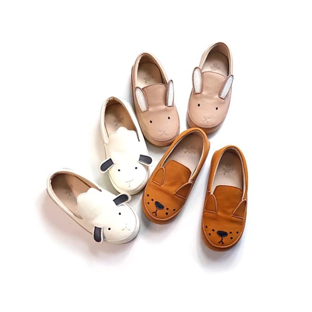 Rabbit Cartoon Genuine Leather Kids' Shoes