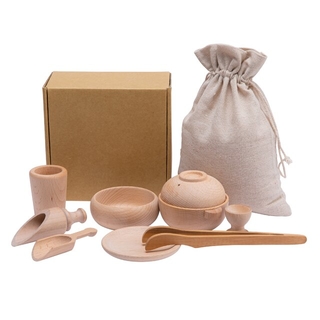 Wooden Montessori Pretend Play Tea Set