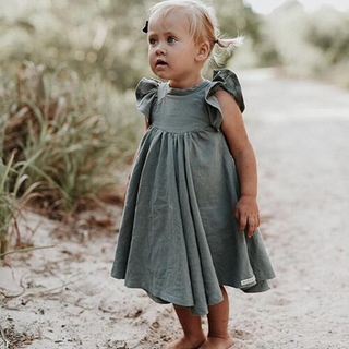 Summer Princess Linen Dress