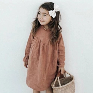 Floral Collar Toddler Dress