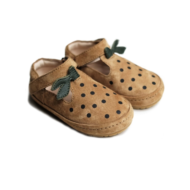 Polka Dot Suede Kids' Shoes