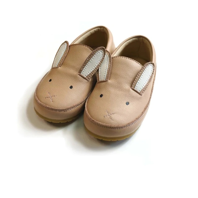 Cartoon Rabbit Genuine Leather Children's Shoes