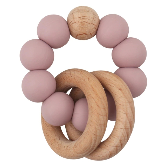 Baby Teething Rattle Bracelet