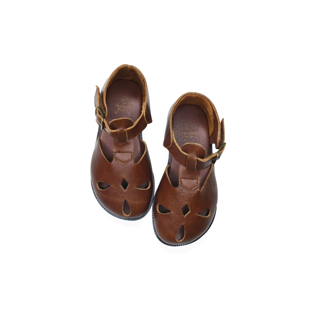 Summer Cowhide Kids Sandals