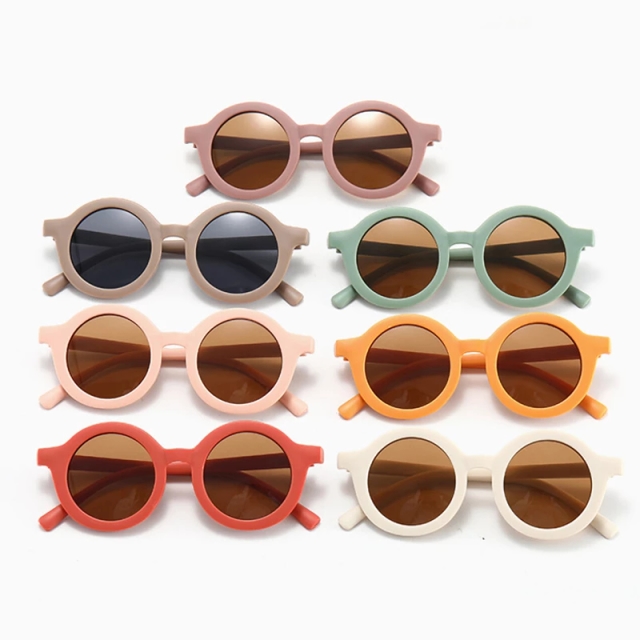 Kids UV400 Round Sunglasses