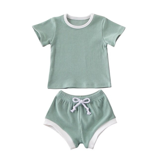 Summer Ribbed Toddler Tracksuit