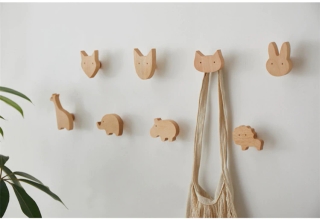 Cute Animal Wooden Wall Hook