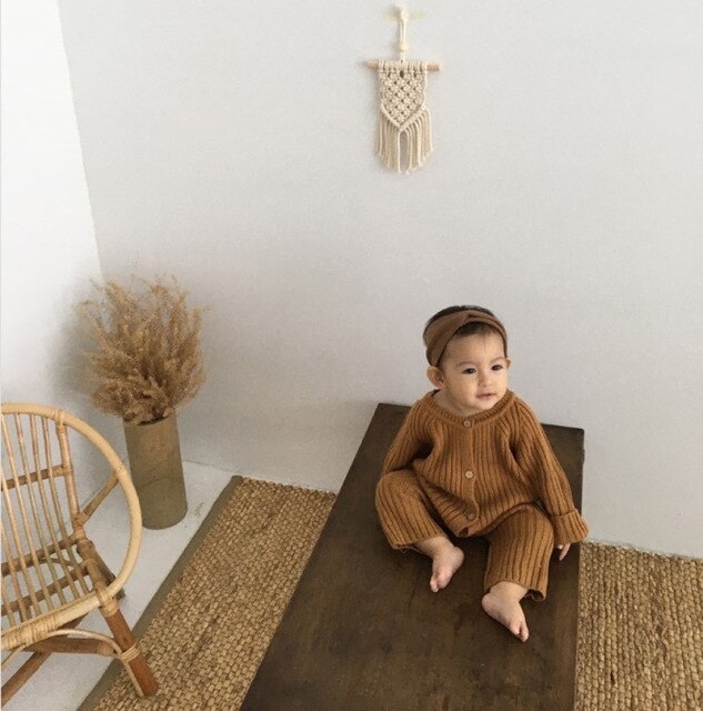 Cozy Knitted Baby Romper