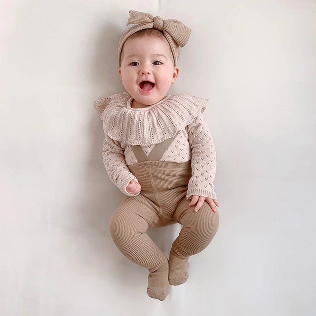 Baby's Knitted Ruffle Sweater