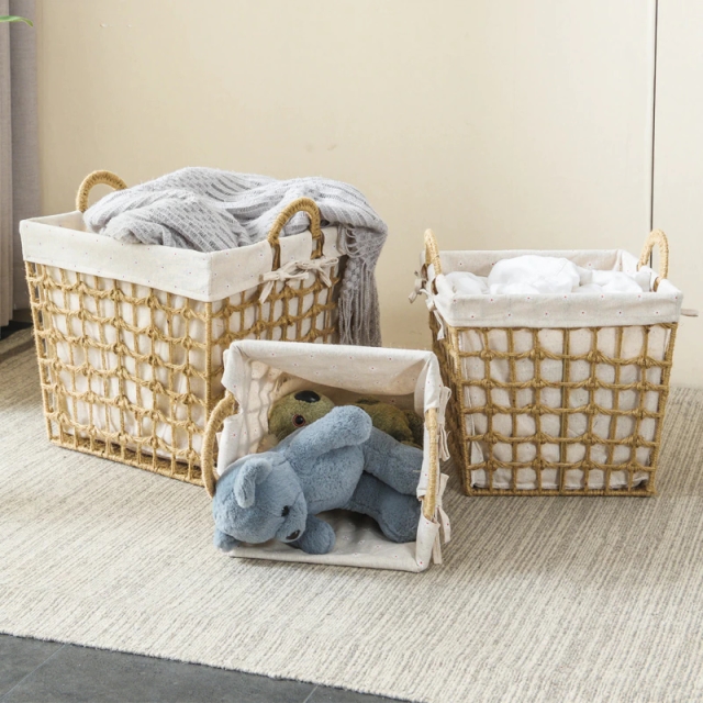 Pastoral Rattan Storage Basket