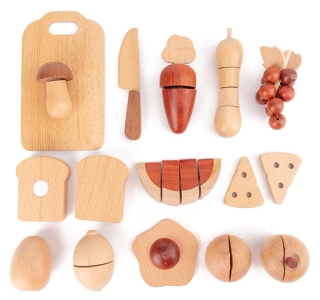 Wooden Pretend Play Kitchen Set