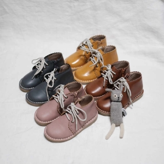 Handcrafted Unisex Leather Children's Boots