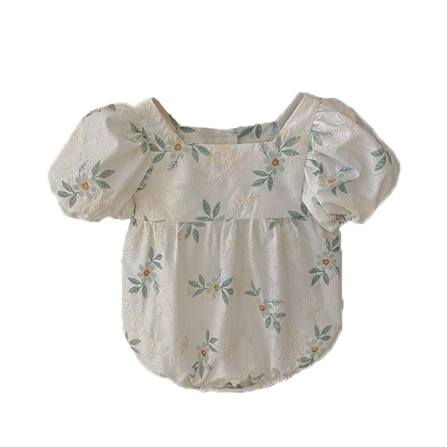 Floral Summer Baby Romper